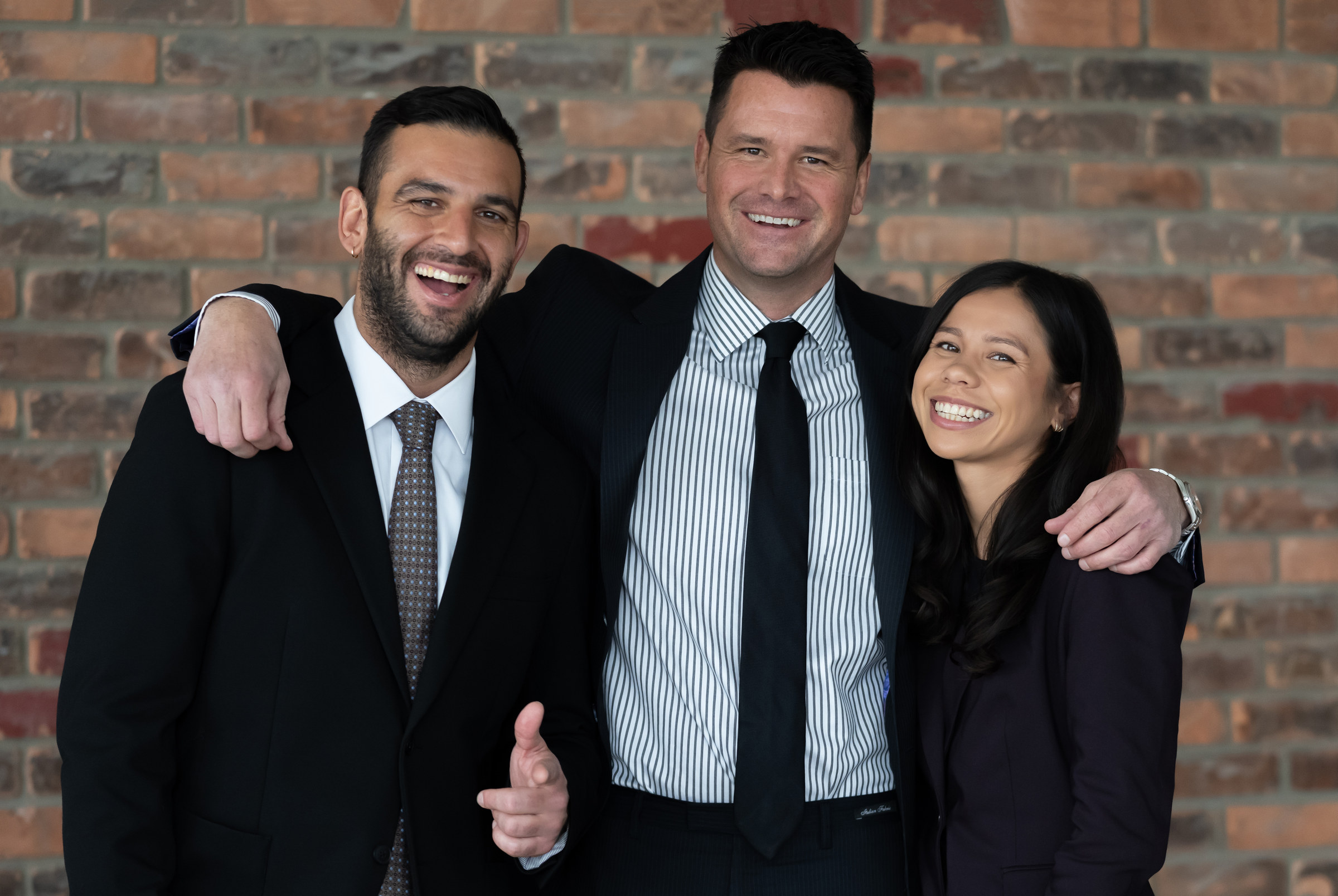 Robb MacDonald and his criminal defence team in Toronto